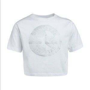 NWT Converse Cropped T-Shirt. Big girl size M, can fit a women size XS - S.
